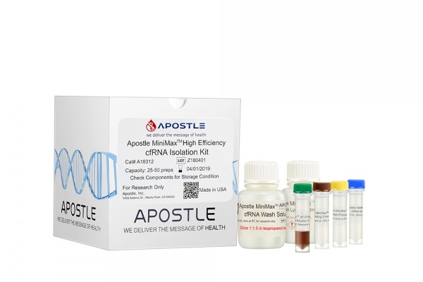Apostle MiniMax High Efficiency cf-RNA Isolation Kit (200uL x 50 preps)